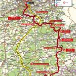 Streckenverlauf Lige - Bastogne - Lige 2020