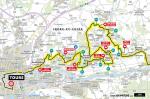 Streckenverlauf Paris - Tours Espoirs 2020, letzte 58 km