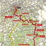Streckenverlauf Lige - Bastogne - Lige 2021