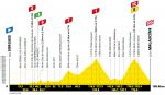 Hhenprofil Tour de France 2021 - Etappe 11
