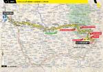 Streckenverlauf Tour de France 2021 - Etappe 7