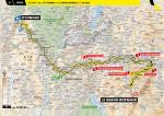 Streckenverlauf Tour de France 2021 - Etappe 8