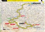 Streckenverlauf Tour de France 2021 - Etappe 14