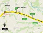 Streckenverlauf Tour de France 2021 - Etappe 3, Zwischensprint