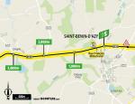 Streckenverlauf Tour de France 2021 - Etappe 7, Zwischensprint