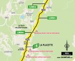 Streckenverlauf Tour de France 2021 - Etappe 10, Zwischensprint