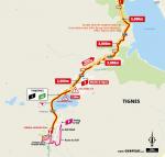 Streckenverlauf Tour de France 2021 - Etappe 9, letzte 5 km