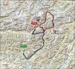 Streckenverlauf Giro dItalia 2008 - Etappe 20
