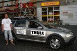 Jrg Kohlschreiber, Konvoiwagen  von Sponsor Thule, Dachtrgersaysteme, Schweden, 56. Tour de Berlin 2008, 2. Etappe, Foto: Adriano Coco 