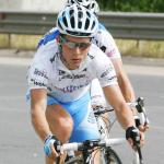 Matthias Russ fahrt leihweise im weissen Trikot, 91. Giro d' Italia 2008, 8. Etappe, Foto: Sabine Jacob