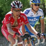Ausreier Mickael Buffaz , Yuriy Krivtsov9. Etappe, 91. Giro d\'Italia, Foto: Sabine Jacob