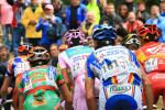 Bergfahrer stuerzen im Massensprint, 91. Giro 