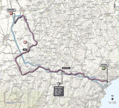 Streckenverlauf Giro dItalia 2012 - Etappe 13
