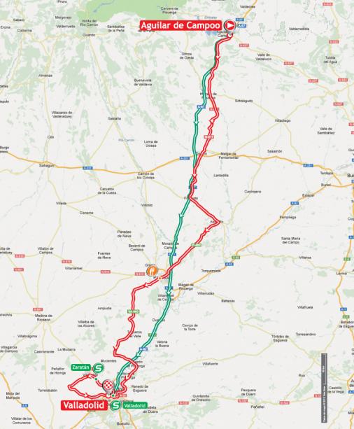 Streckenverlauf Vuelta a Espaa 2012 - Etappe 18