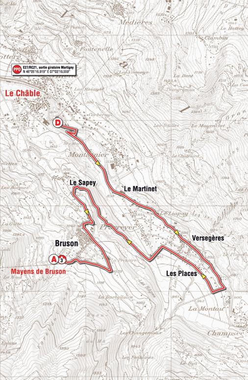 Streckenverlauf Tour de Romandie 2013 - Prolog