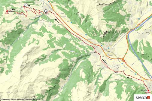 Streckenverlauf Tour de Suisse 2013 - Etappe 9