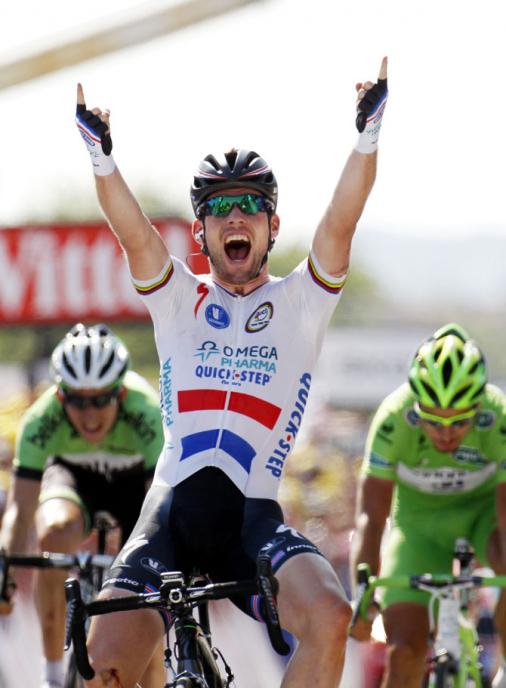 Cavendish gewinnt die 13. Etappe der Tour de France, die von Wind, Defekten und Attacken geprgt war