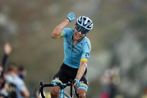 Miguel Angel Lopez gewinnt die schwerste Bergankunft bei seiner ersten Tour de France (Foto: twitter.com/AstanaTeam)
